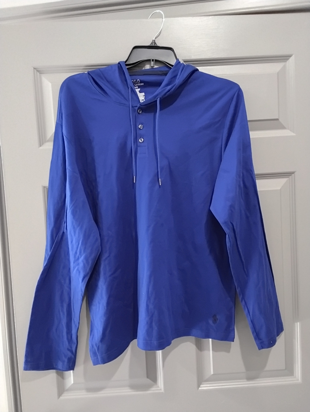 Polo by Ralph Lauren Royal Blue Hooded Henley